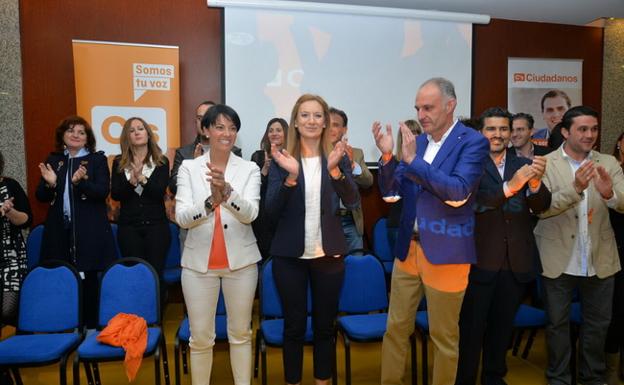 Francisco Vime (D), reelegido coordinador de Cs en el Bierzo.