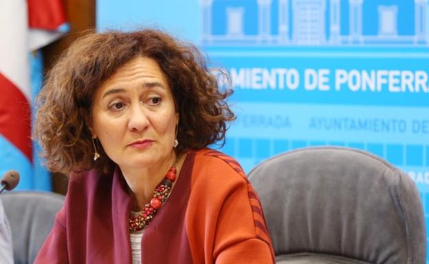 La alcaldesa de Ponferrada, Gloria Merayo./César Sánchez