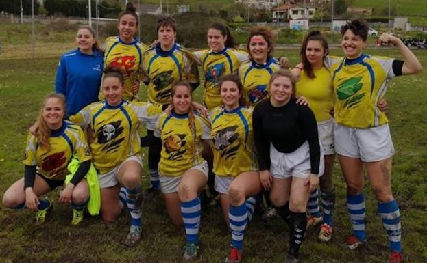 Imagen del equipo femenino./Bierzo Rugby