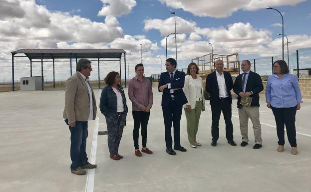 El consejero de Fomento y Medio Ambiente y la presidenta de la Diputación de Palencia visitan esta infraestructura