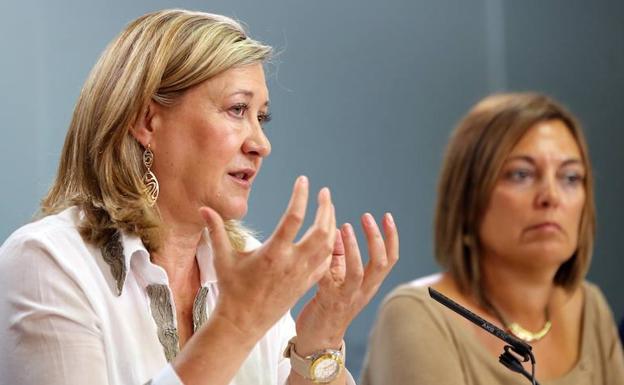 La consejera de Hacienda, Pilar del Olmo, comparece en la rueda de prensa posterior al Consejo de Gobierno.