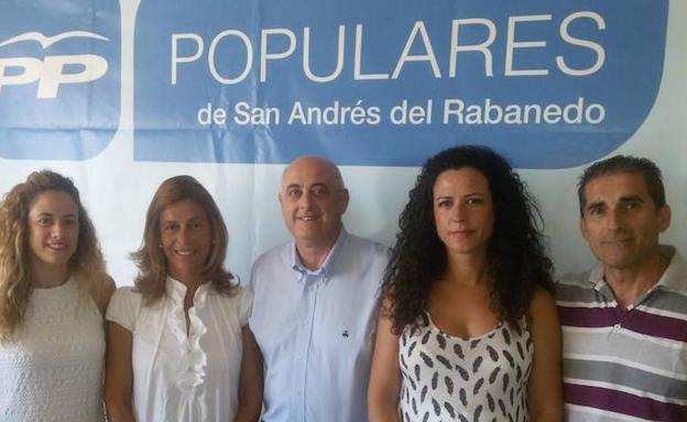 Concejales del PP en San Andrés.