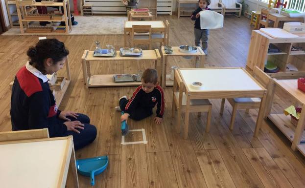 Una de las salas del método Montessori. /