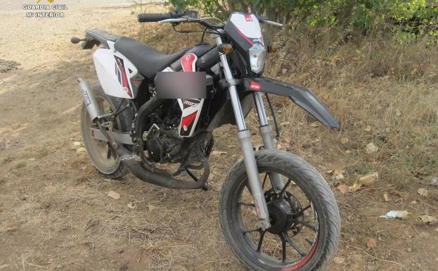 Imagen de la moto robada /leonoticias