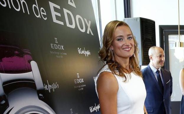 Mireia Belmonte, durante un acto publicitario en Madrid. /EFE