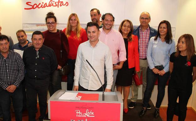 Alfonso Cendón, durante la presentación de su candidatura. /