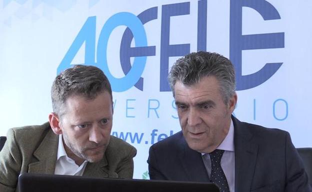 Enrique Suárez y Javier Cepedano, en una imagen de archivo. /