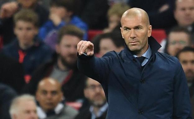 Zinedine Zidane, técnico del Real Madrid. /Efe