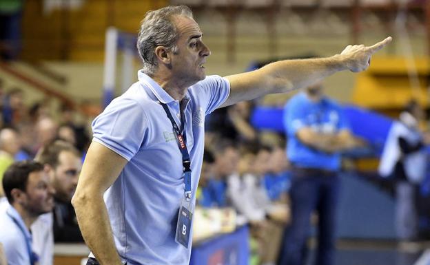 Rafa Guijosa, en el partido de este sábado ante Gorenje Velenje./EFE