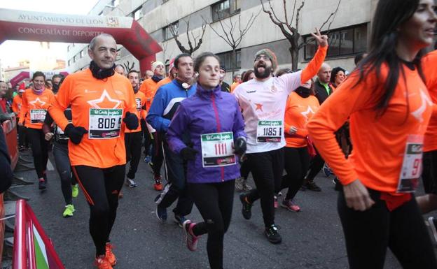 Imagen de una edición pasada de la San Silvestre./