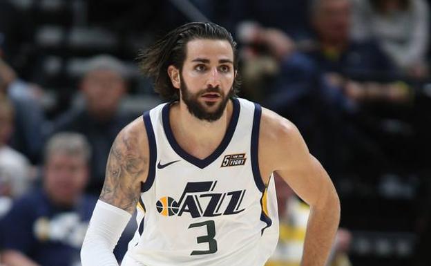 Ricky Rubio, durante un partido.
