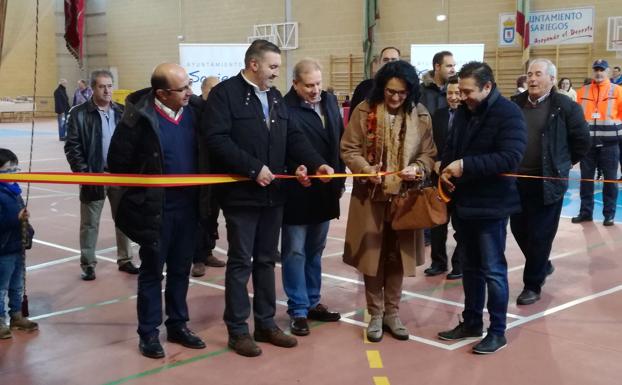 Inauguración de la feria./
