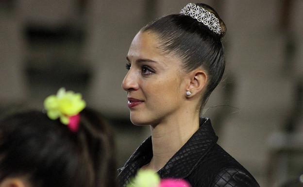 Carolina Rodríguez, durante la gala homenaje de este domingo./Peio García