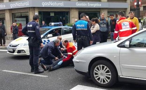 Atropello ocurrido en León capital. /I. Santos