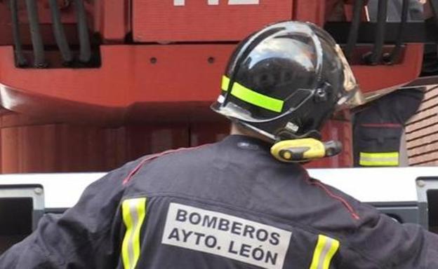 El 112 dio aviso a los Bomberos de León./