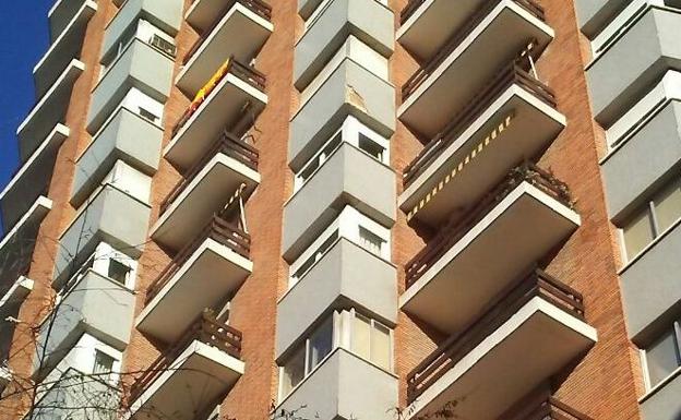 Imagen del inmueble con algunas zonas en las que se observan los desprendimientos.