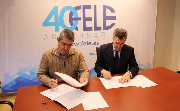 Firma del acuerdo. /