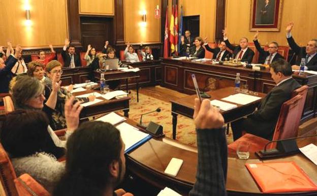 Pleno del Ayuntamiento de León./