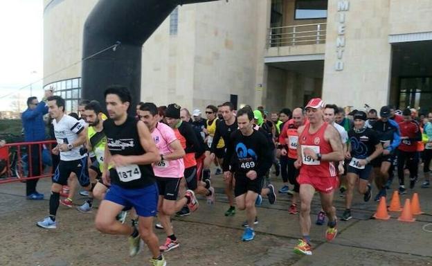 Salida de la San Silvestre./