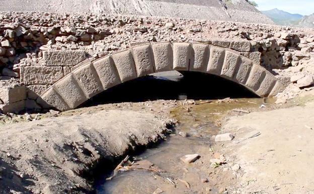 Imagen del estado del pantano de Barrios de Luna./