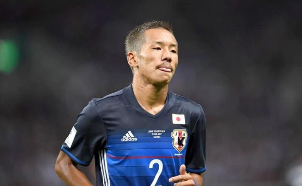 Ideguchi, durante un partido./