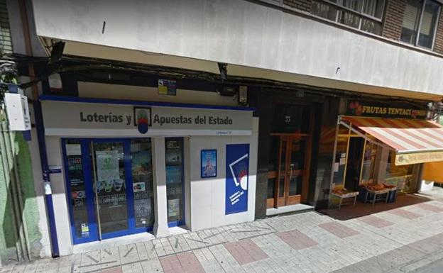 Imagen de la administración en la que se ha repartido el premio./