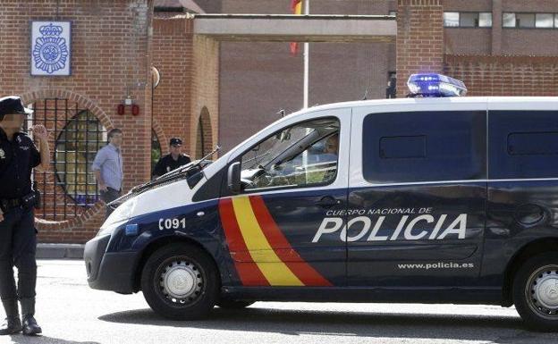 Momento de la detención./