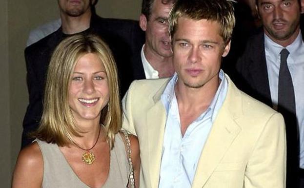 Brad Pîtt y Jennifer Aniston./