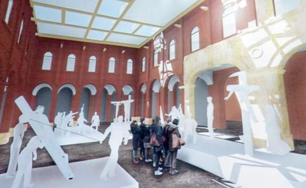 Recreación del Museo de la Semana Santa de León./