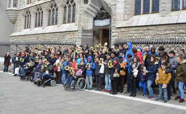 Acto en Botines./