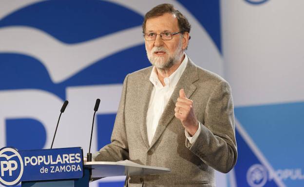 Clausura de la convención sectorial del PP sobre Medio Rural y Reto Demográfico a cargo del presidente del Gobierno y del Partido Popular, Mariano Rajoy. /J. L. Leal