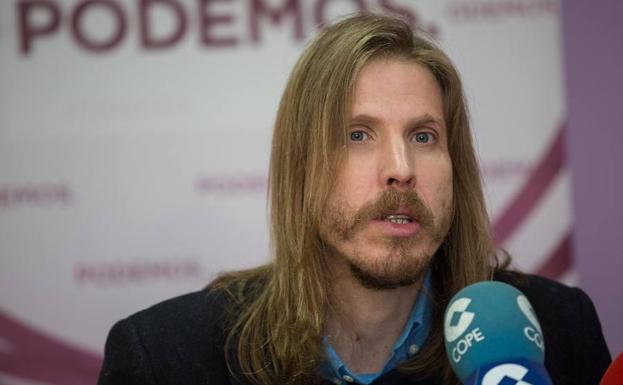Pablo Fernández, portavoz de Podemos en las Cortes./Ortega