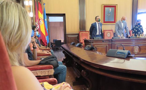 Los erasmus se han estrenado este viernes en León.