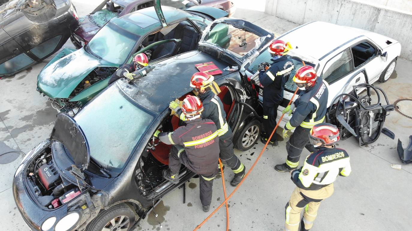 Curso de rescate en accidentes de tráfico en Ponferrada