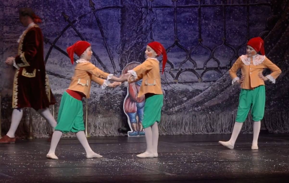 Los niños de la Escuela de Danza Coopelia de Ponferrada colaboran con el Ballet Imperial Ruso.