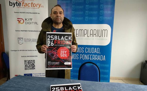 El presidente de Templarium, Felipe Álvarez, presentó la campaña del Black Friday./Carmen Ramos