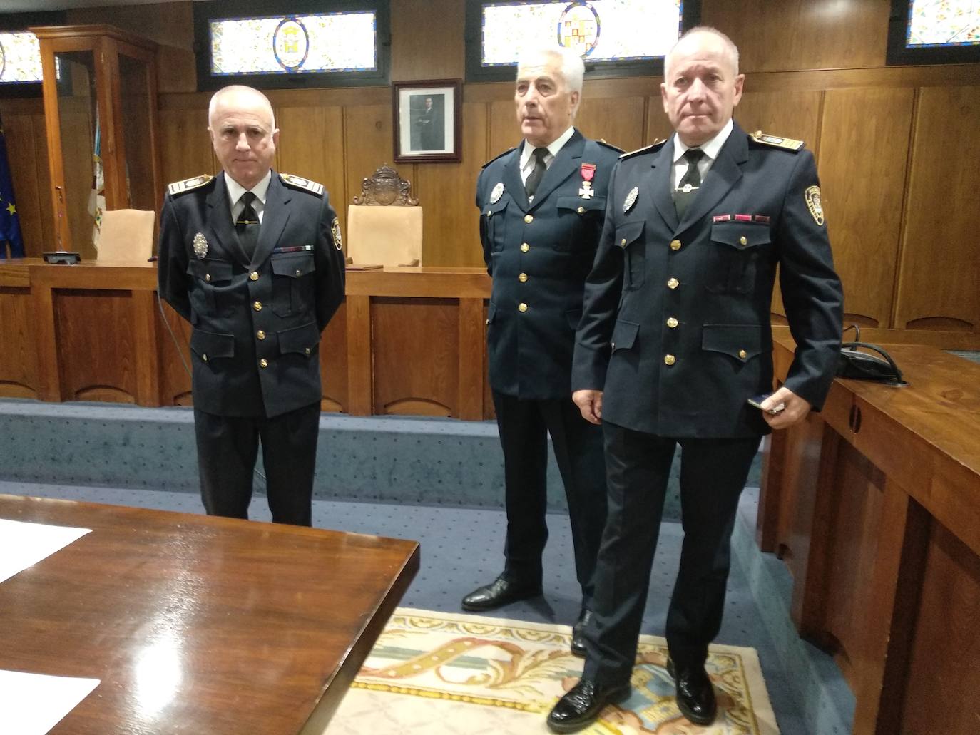 Toma de posesión de los nueve agentes de la plantilla de la Policía Municipal de Ponferrada. 