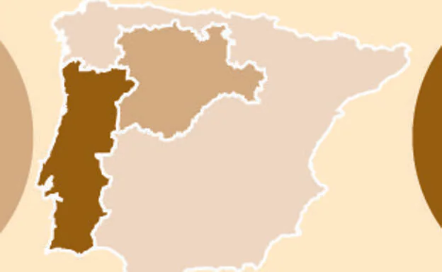 Castilla y León y Portugal en datos . /F.S.