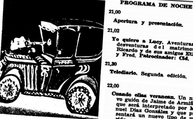¿Qué vemos en la televisión hoy? ¡A Caponata y Jesús Hermida! 1 Detalle de la programación de 1960 en 'Tele-Radio'.