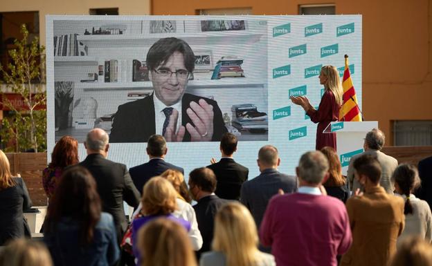 JxCat pedirá ayuda a la UE para proclamar la independencia si alcanza el 50% de los votos 1 JxCat espera un gesto de Puigdemont para elegir al rival de Aragonès