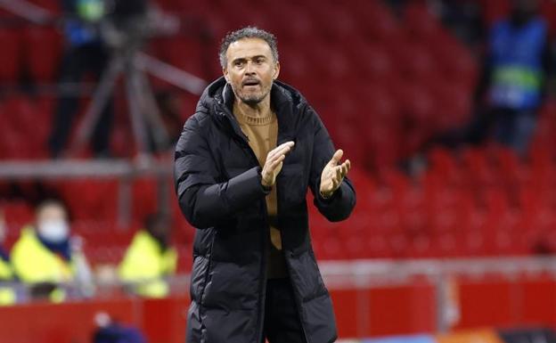 Tablas de prueba con luces y sombras 1 Luis Enrique: «En la segunda parte nos hemos desordenado en la presión»