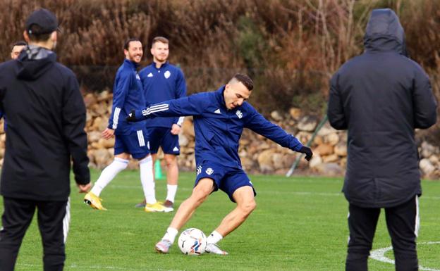 Entrenamiento de la Ponferradina de esta temporada./sd ponferradina