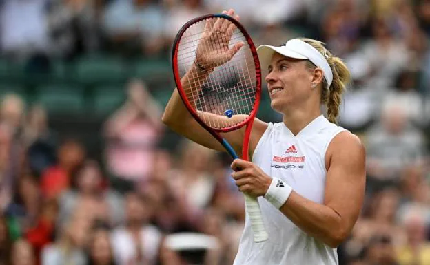 Angelique Kerber celebra su victoria ante Karolina Muchova. /Glyn Kirk (Afp)