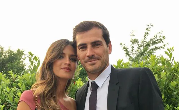 Iker Casillas y Sara Carbonero, en una foto de las redes sociales del deportista /R.C