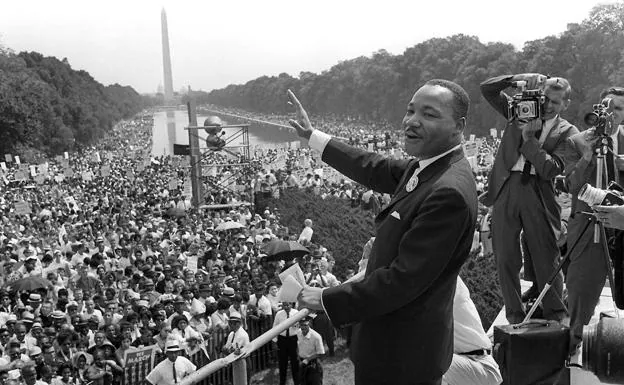 Martin Luther King en la marcha sobre Washington./RC