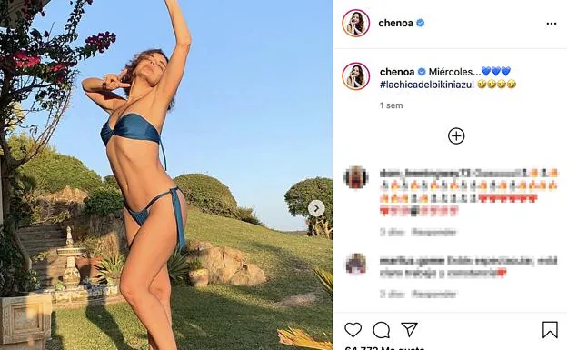 Diferentes capturas de los textos y fotos que Chenoa ha publicado en su instagram /r.c