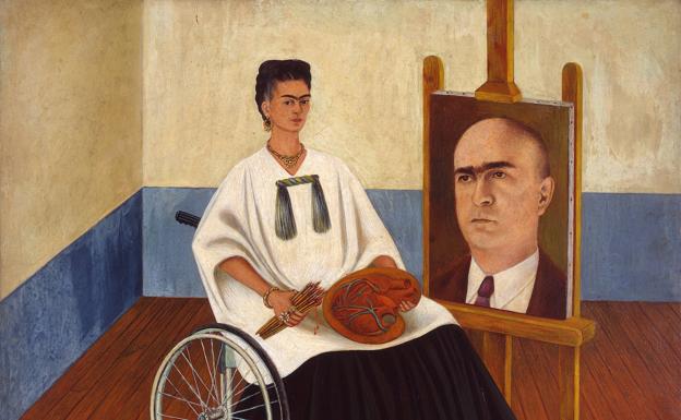 'Autorretrato con el retrato del doctor Farill', óleo de 1951 perteneciente a una colección particular. Cortesía de Hauser & Wirth. /Rafael Doniz