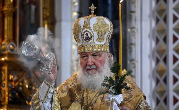 El patriarca Cirilo, líder de la Iglesia ortodoxa rusa. /afp