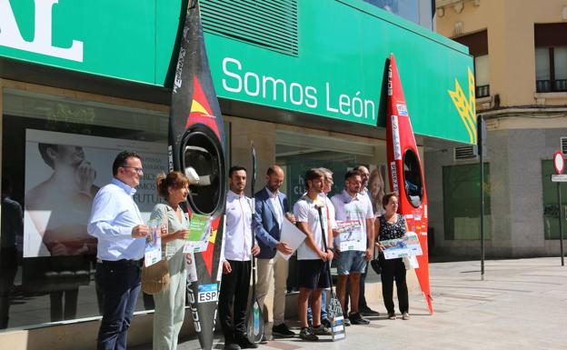Presentación del campeonato de España de piragüismo en Sabero