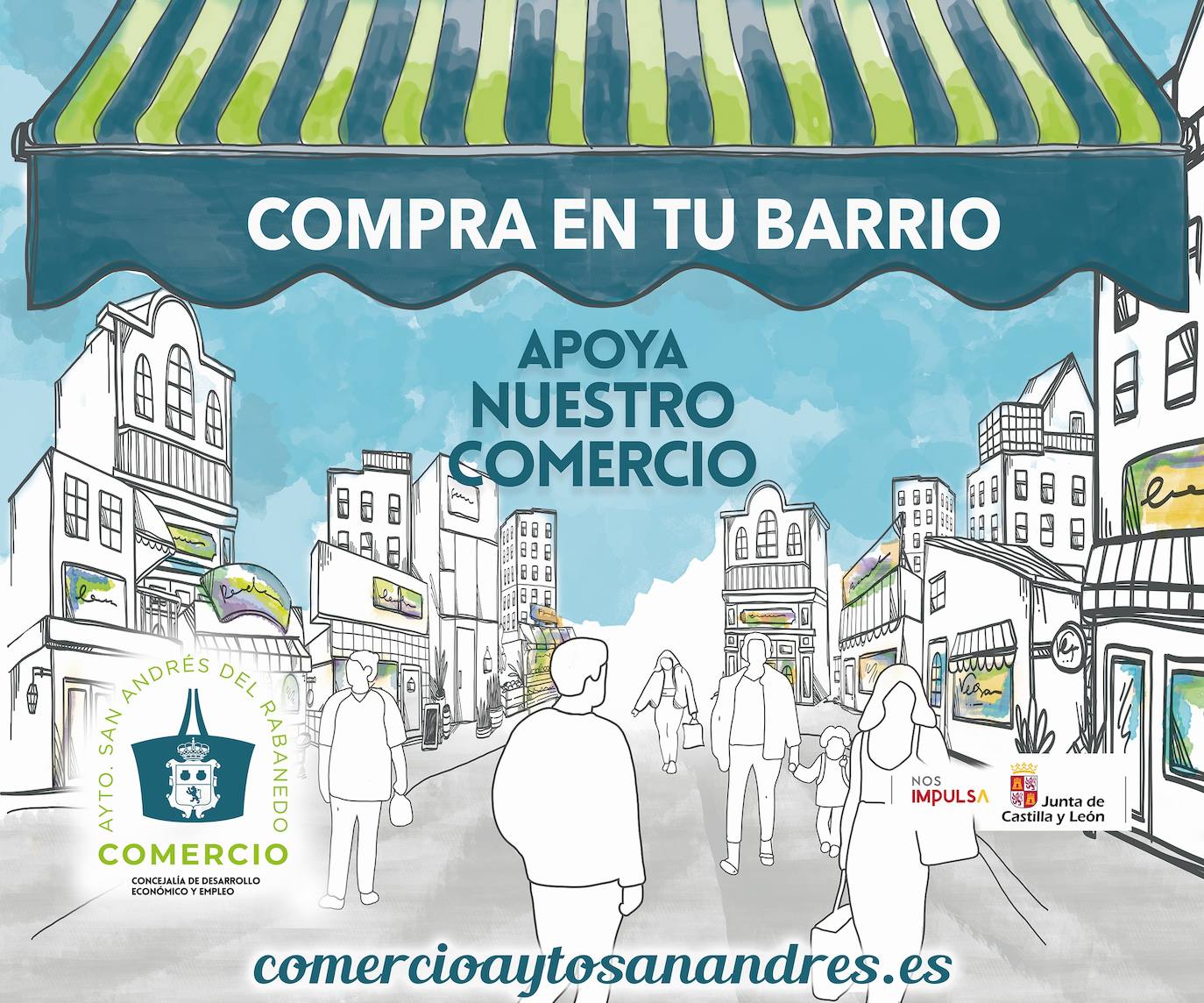 El Ayuntamiento de San Andrés inicia una nueva campaña de concienciación y difusión de los negocios del municipio./
